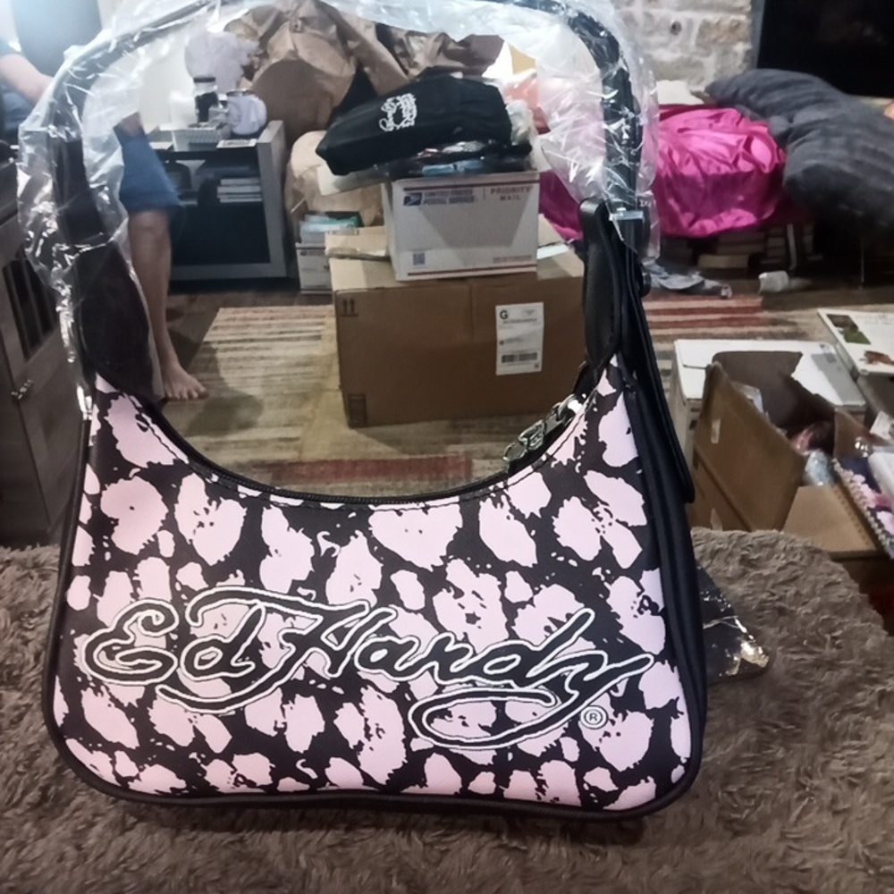 Ed Hardy By Siberia  Hills New W/O Tags Black With Dustbag